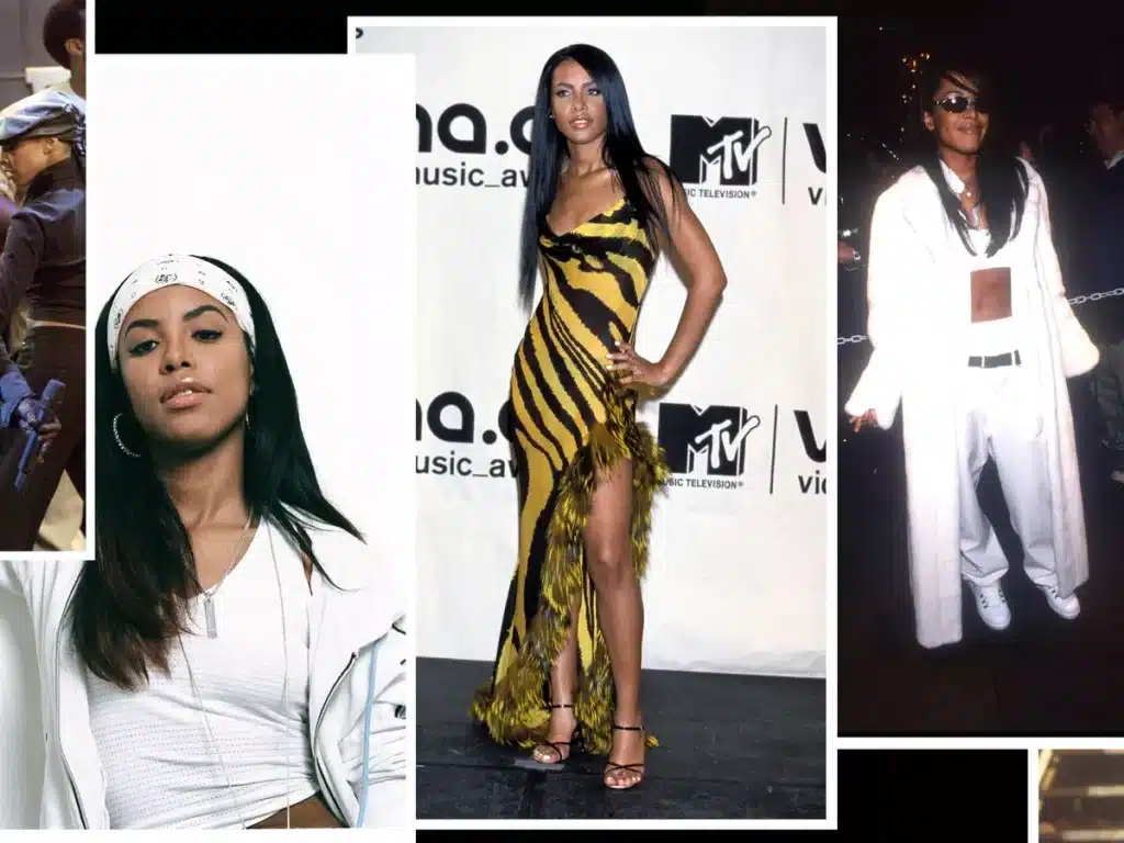 Aaliyah 90's fashion