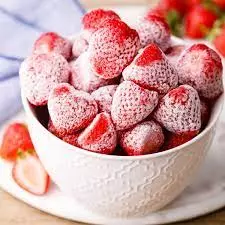 Frozen strawberries