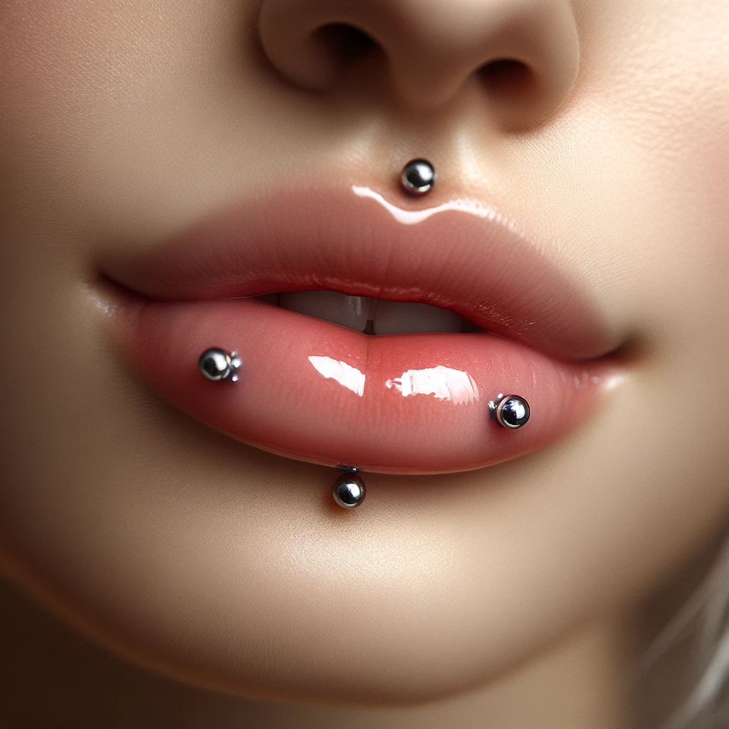 Angel Bites : types of lip piercings