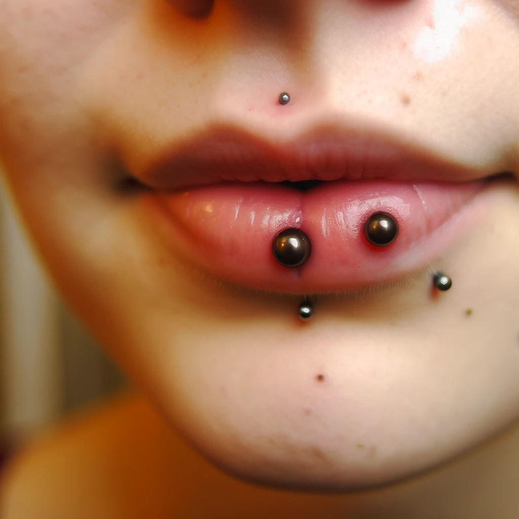 Dahlia Piercing : types of lip piercings