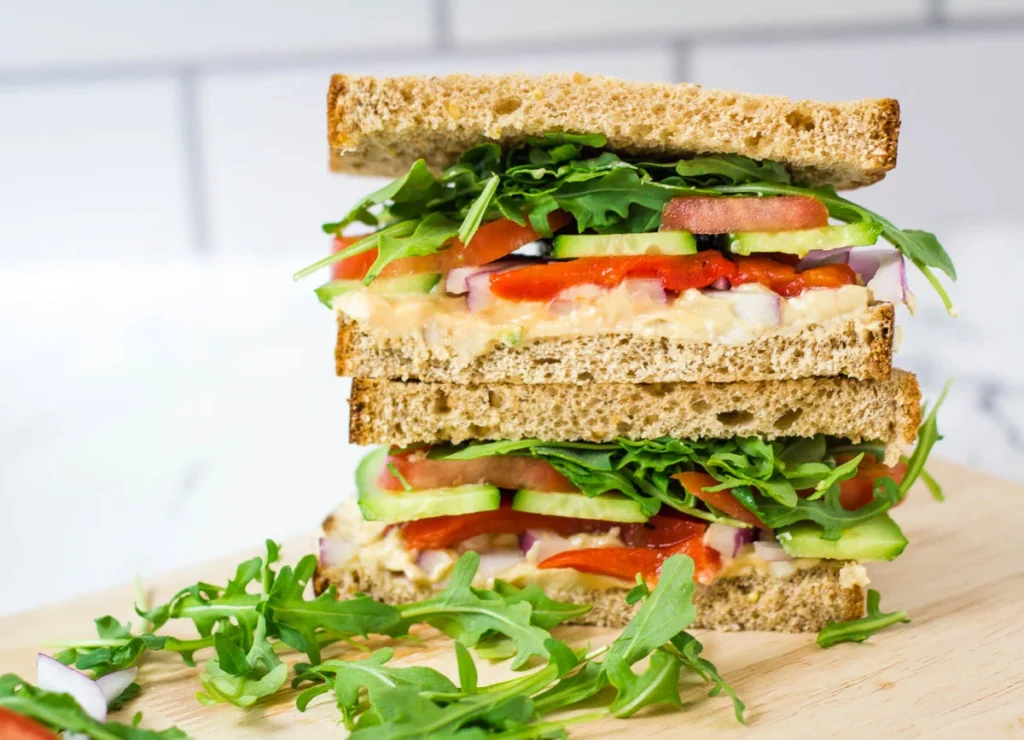 Mediterranean Veggie Sandwich